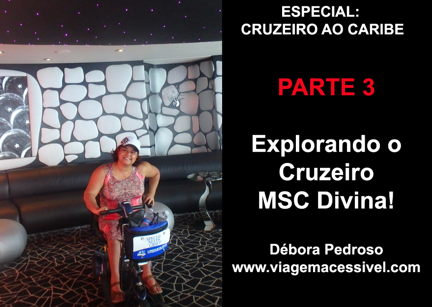 Parte 3 – Explorando o Cruzeiro MSC Divina!Sauna, salão de beleza, academia e muito mais!!