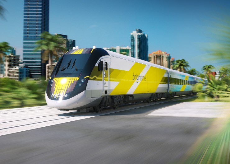 Trens da Brightline iniciam viagens por $10 no sul da FL