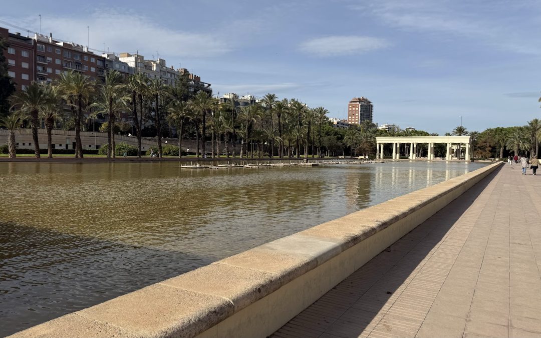 Rio Turia em Valencia na Espanha