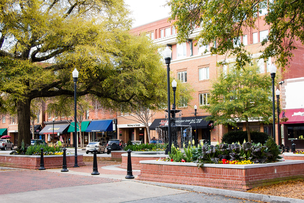 Downtown de Columbus na Georgia - Muito lindo!